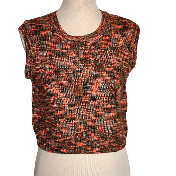 STEVEN MADDEN Kate Sweater Vest - Multi Sz S NWT - Picture 2 of 9